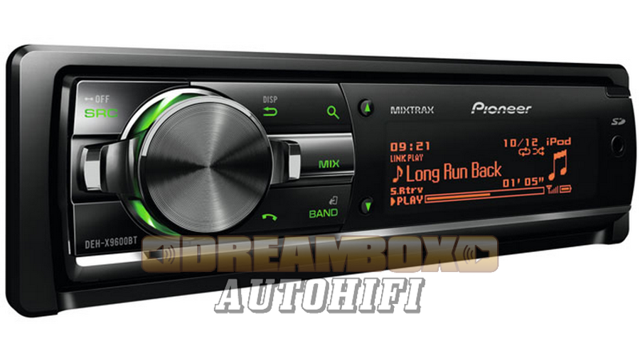 Pioneer DEHX9600BT MP3/CD/USB/Bluetooth autórádió 1 Din Fejegység
